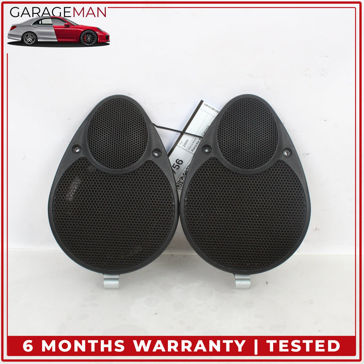 1999-2005 Porsche 911 Carrera Rear Left and Right Side Audio Speaker Set OEM
