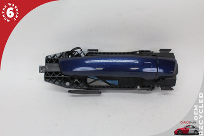 2015-2020 Audi A3 S3 RS3 Rear Left Driver Side Exterior Door Handle Blue OEM