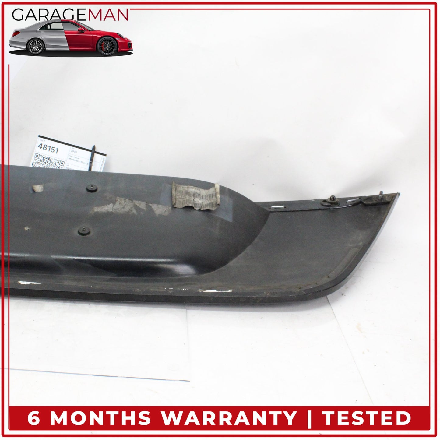 2007-2009 Mercedes W211 E350 Rear Trunk Lid Tailgate License Plate Panel OEM