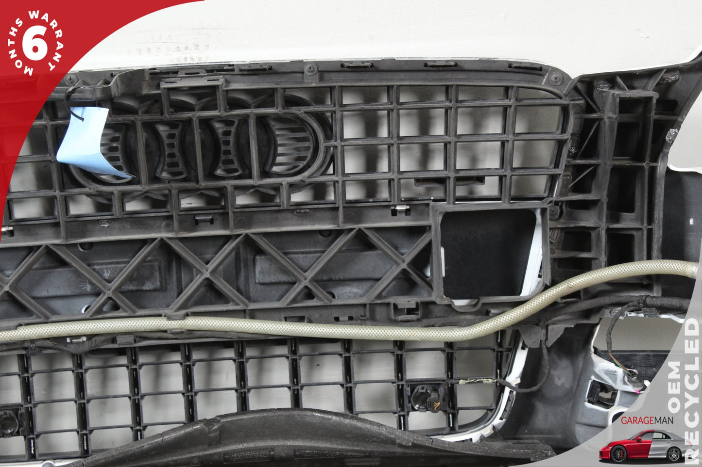 2010-2015 Audi Q7 SUV Front Bumper Cover Aseembly White w/ Grills 4L0807437H OEM