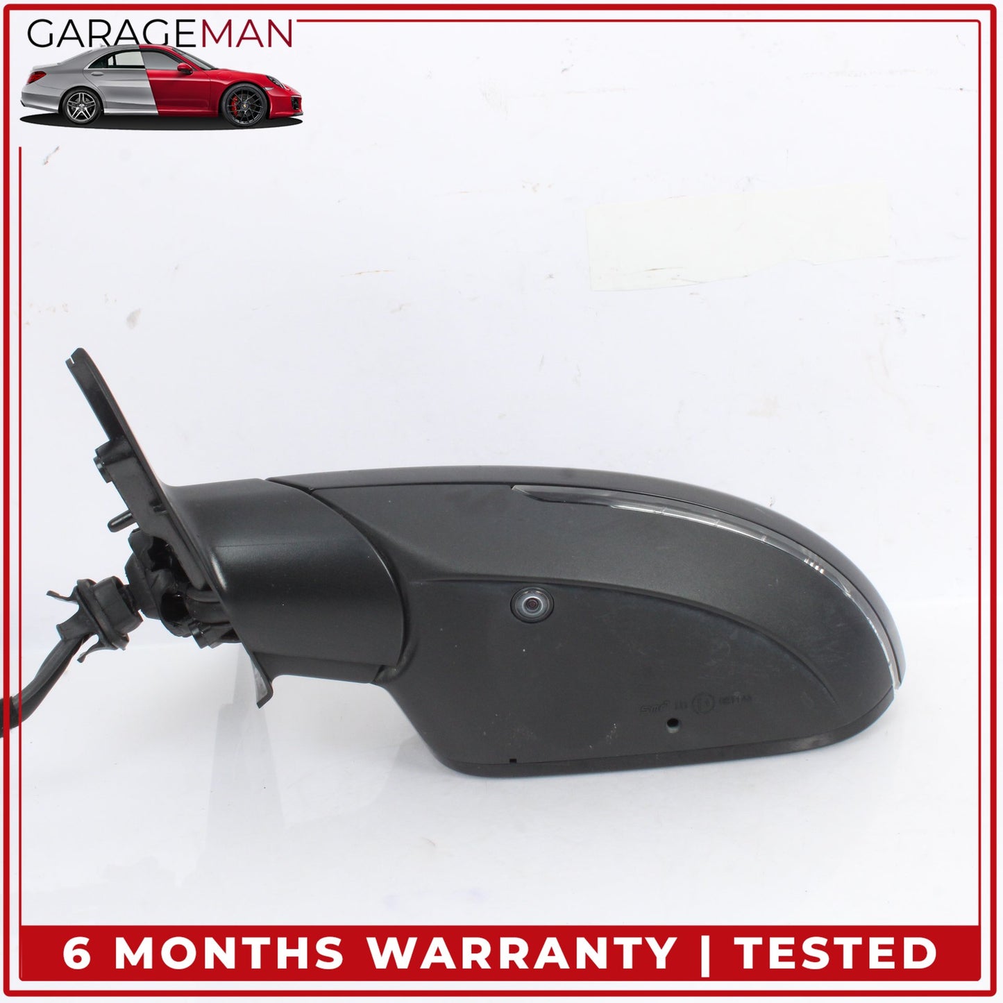2012-2018 Audi A6 S6 Front Left Side Door Rear View Mirror w/ Camera Black OEM