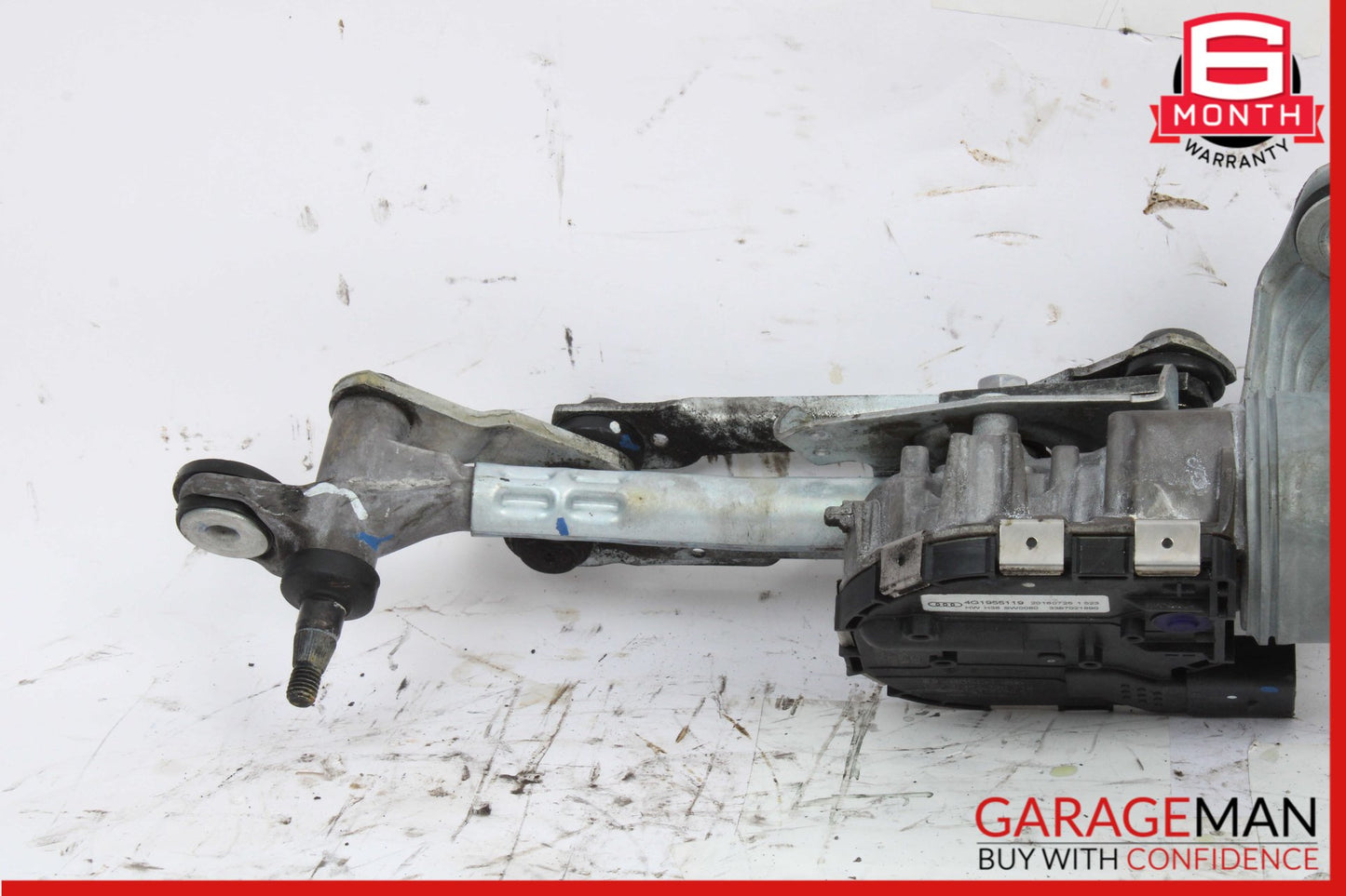 2012-2018 Audi A6 A7 Windshield Washer Wiper Linkage w/ Motor 4G1955023C OEM