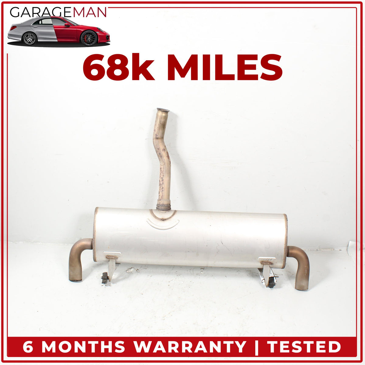 2016-2019 Mercedes-Benz GLC300 X253 Dual Exhaust Muffler Assembly 2534910001 OEM