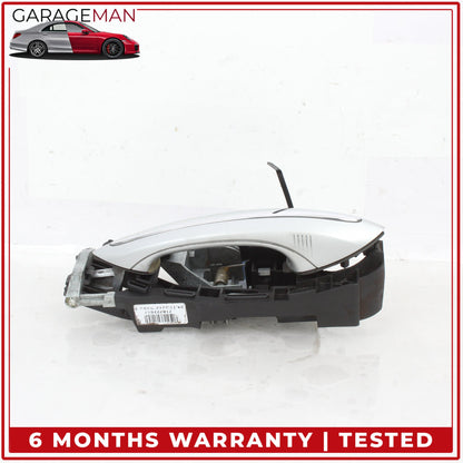 2009-2019 BMW 740i Right Passenger Side Exterior Door Handle Silver Metallic OEM