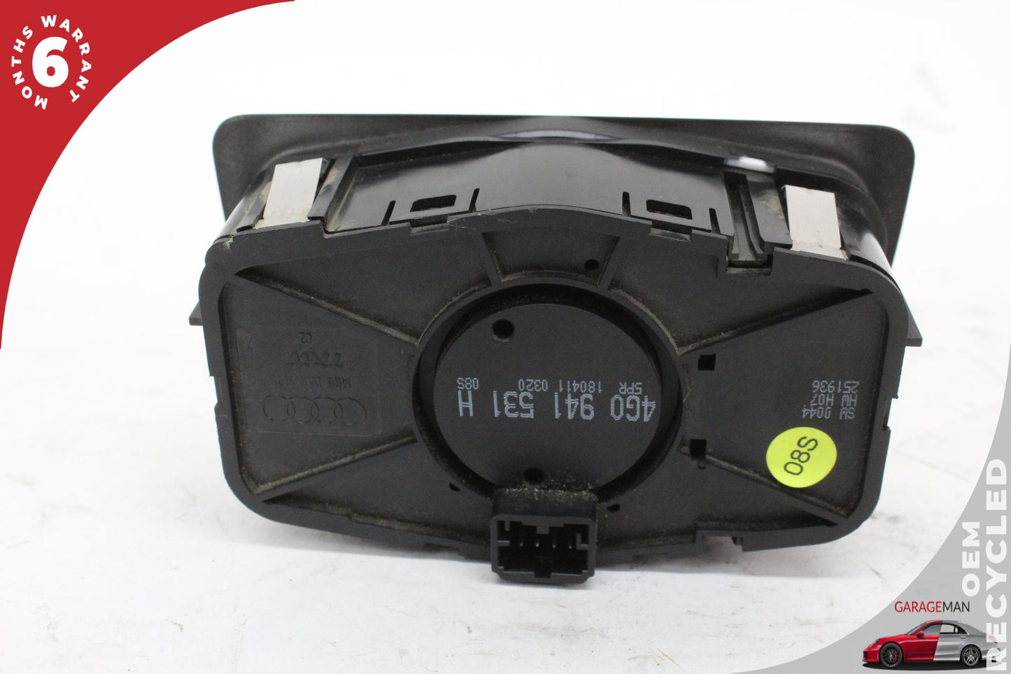 2012-2018 Audi S7 A7 A6 S6 Front Left Headlight Control Switch 4G0941531H OEM