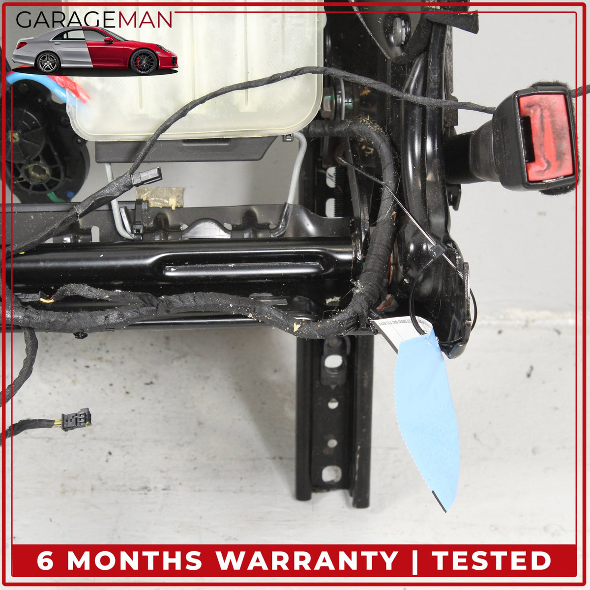 2013-2019 BMW 650i F06 Sedan Front Left Seat Track Rail Frame 7351869 OEM
