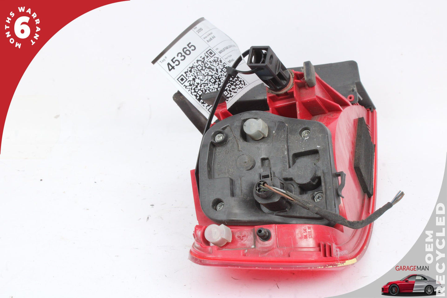 2009-2012 Audi A4 Sedan Rear Right Outer Tail Light 8K5945096L