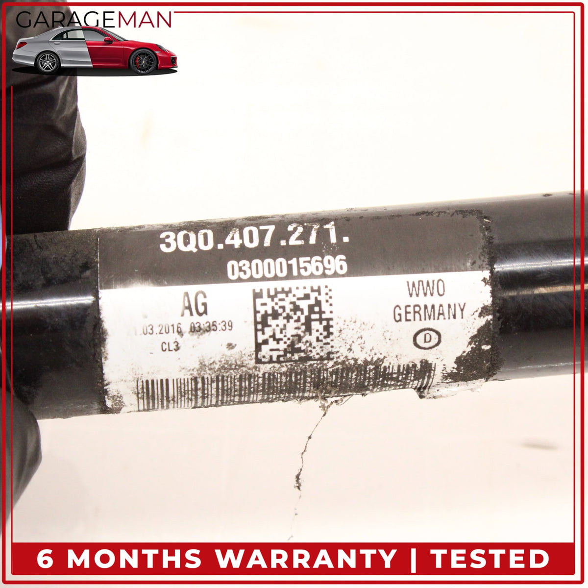 2016-2023 Audi TTS 8S AWD Front Left Side Axle CV Shaft 3Q0407271 OEM