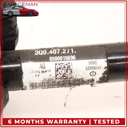 2016-2023 Audi TTS 8S AWD Front Left Side Axle CV Shaft 3Q0407271 OEM