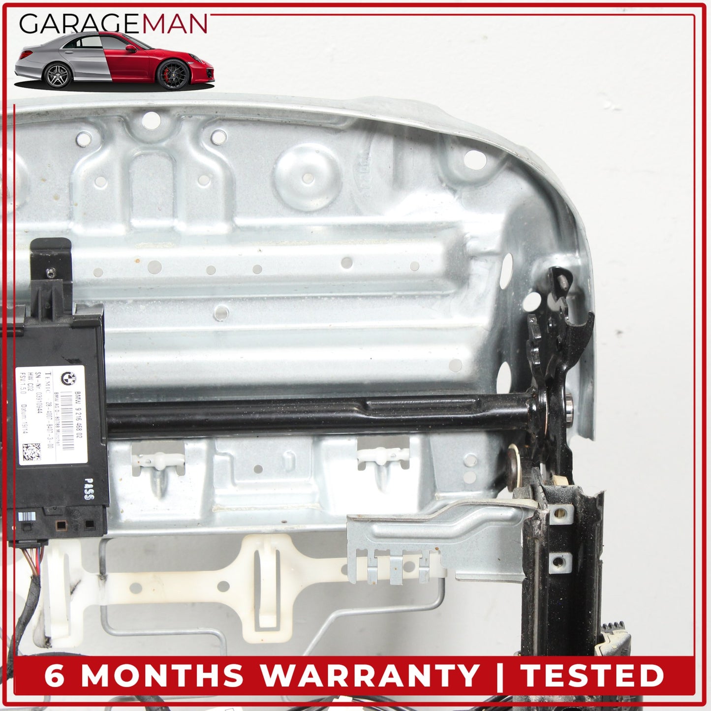 2012-2020 BMW 328i Front Right Seat Track Rail Frame w/ Heat Module & Motors OEM