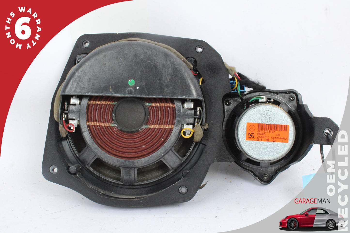 2007-2009 Mercedes W221 S550 Front Left and Right Door Audio Speaker Set OEM