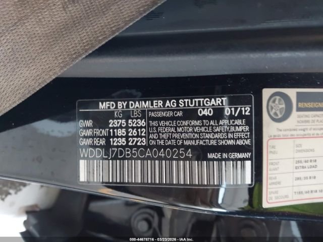 2012 Mercedes-Benz CLS550 W218