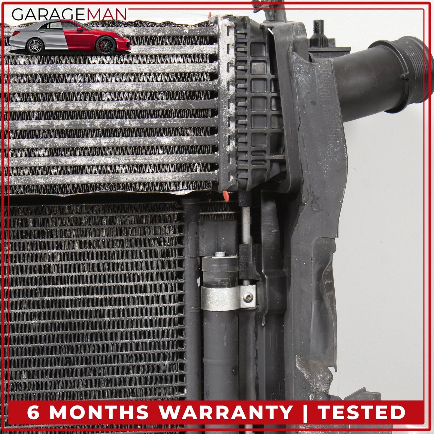 2009-2016 Audi A4 Radiator w/ Radiator Cooling Fan Assembly 8K0121003AD