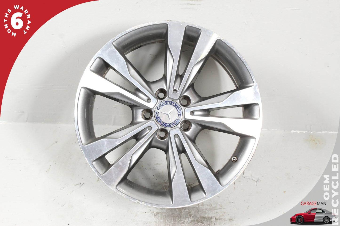 2015-2023 Mercedes W205 C300 C350e 8.5 x 18 18" Rear Wheel Rim 2054012902 OEM
