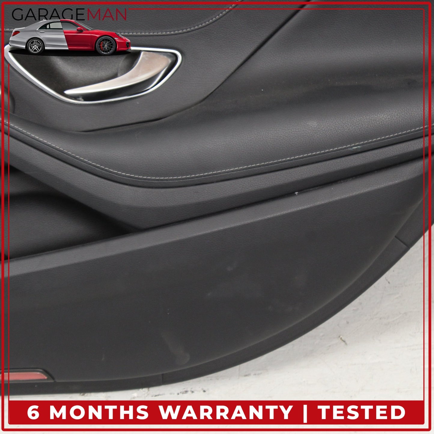 2014-2017 Mercedes W222 S550e Rear Right Side Interior Door Trim Panel Black OEM