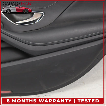 2014-2017 Mercedes W222 S550e Rear Right Side Interior Door Trim Panel Black OEM