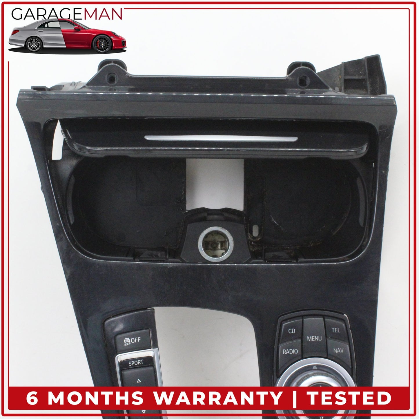 2010-2017 BMW 550i Center Console Knob Control Switch Drive Mode Cup Holder OEM