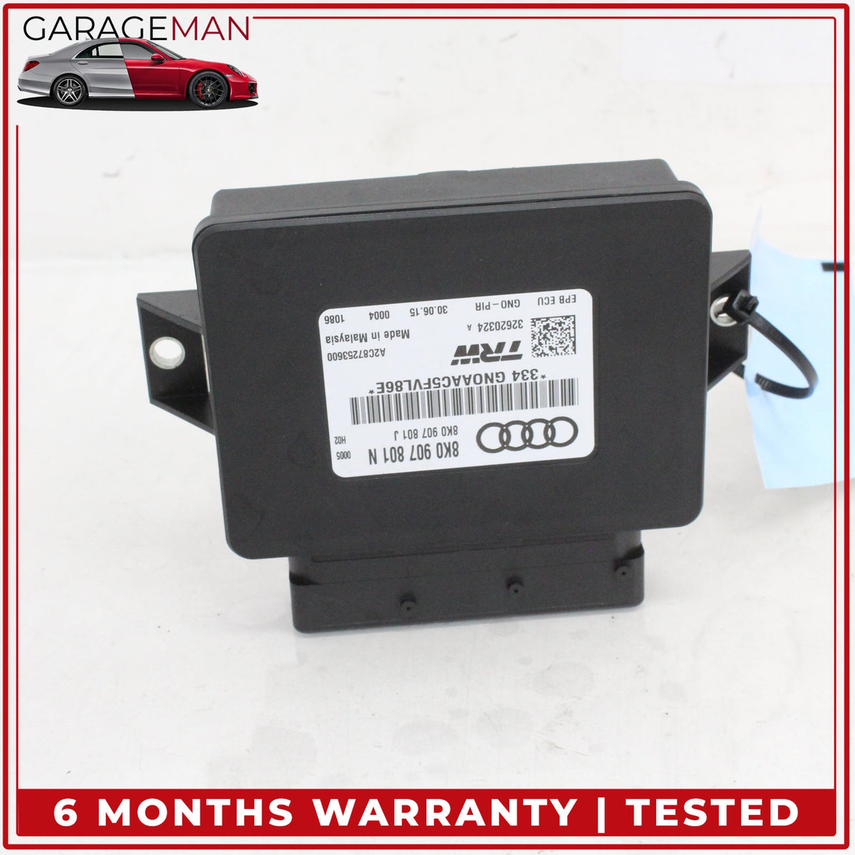 2013-2017 Audi A4 Electronic Parking Brake Control Module Unit 8K0907801N OEM
