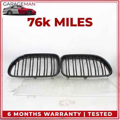 2012-2019 BMW 650i F13 Front Left & Right Hood Radiator Grille