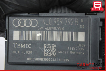 2007-2009 Audi Q7 Right Front Door Control Module 4L0959792B OEM