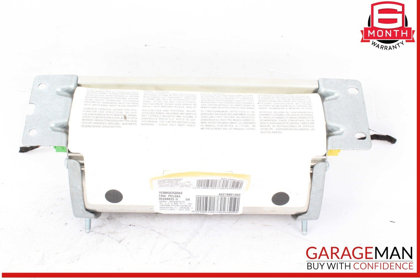 07-14 Mercedes W221 S400 Hybrid Front Right Dash Dashboard Airbag Air Bag OEM