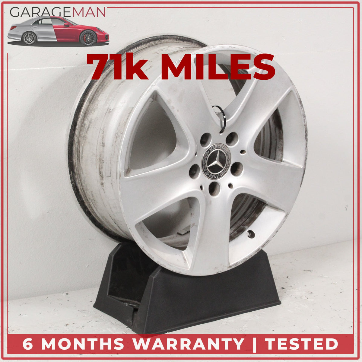 2014-2019 Mercedes W117 CLA250 Front or Rear Side Wheel Rim 7.5JX17H2 ET52.5 OEM