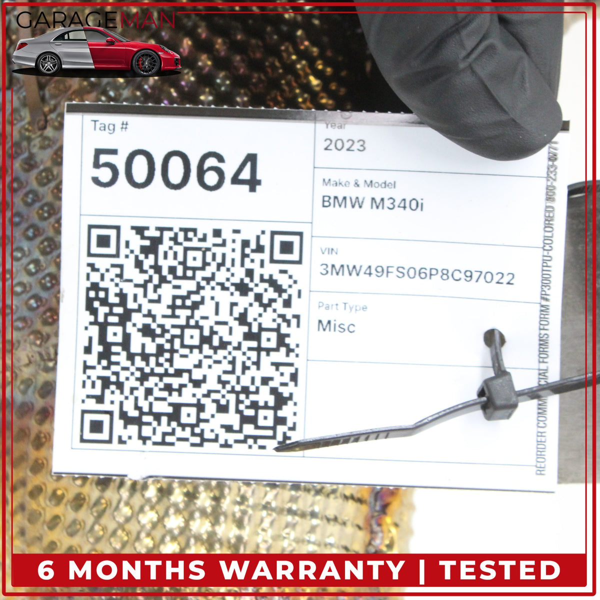 2019-2025 BMW M340i G20 B58 3.0L VRSF Exhaust Pipe
