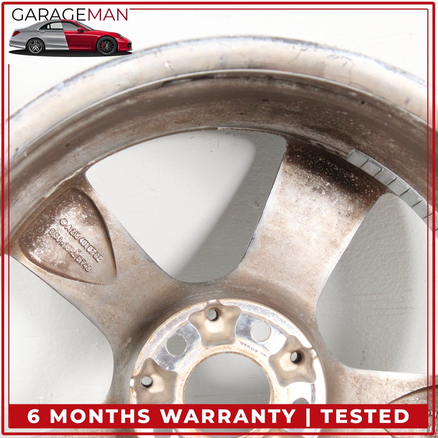 2012-2014 Mercedes W218 CLS550 CLS350 Rear 5 Spoke Wheel Rim 9.5JX18H2 ET48 OEM