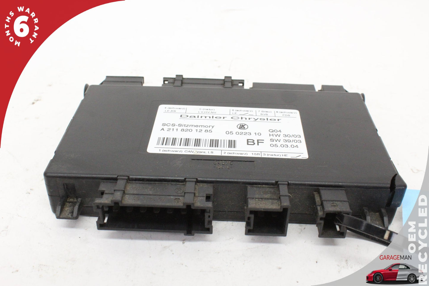 2003-2012 Mercedes W211 E500 Front Right Side Seat Control Module 2118201285 OEM