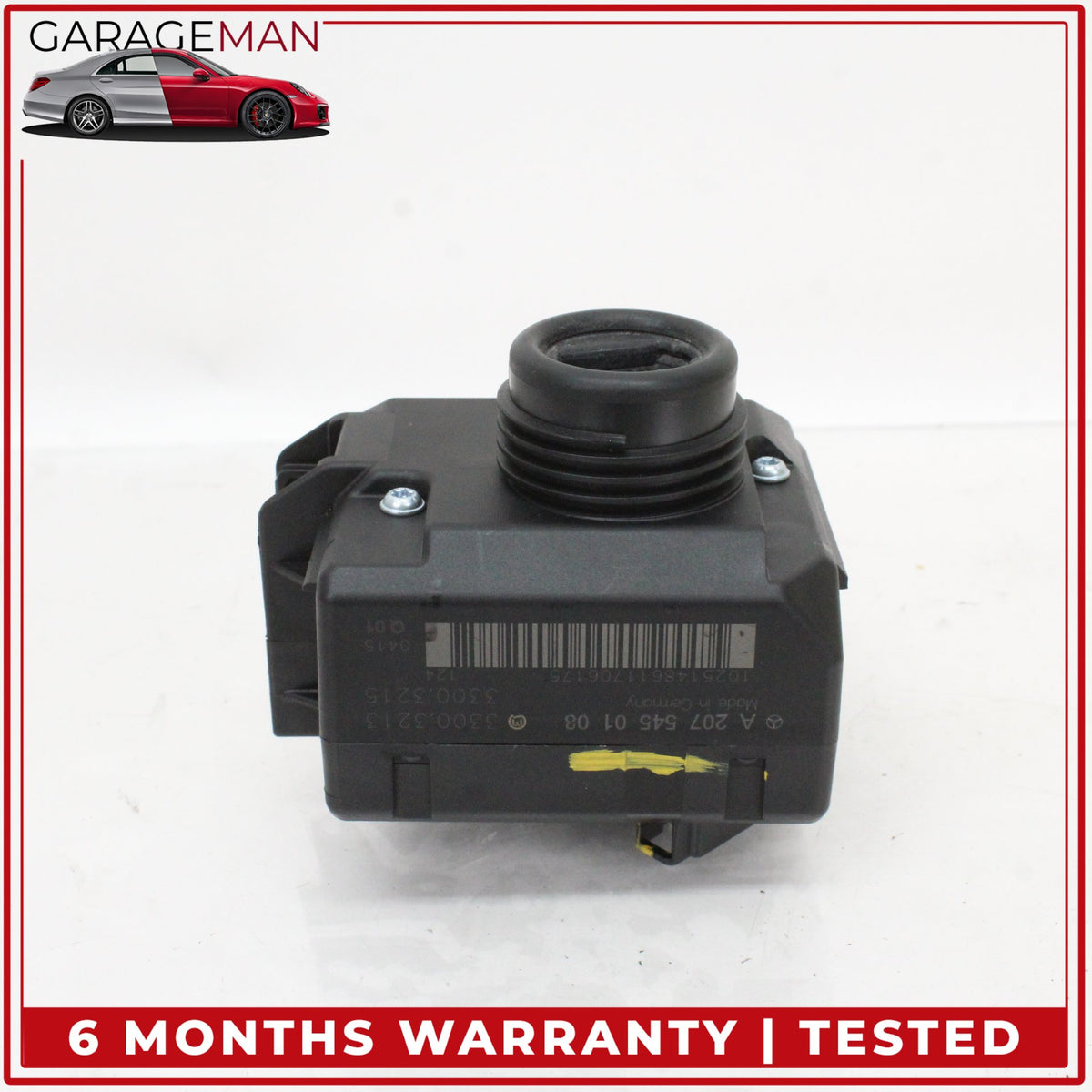 2008-2014 Mercedes W204 C300 Ignition Switch Module w/ Key Fob 2075450108 OEM