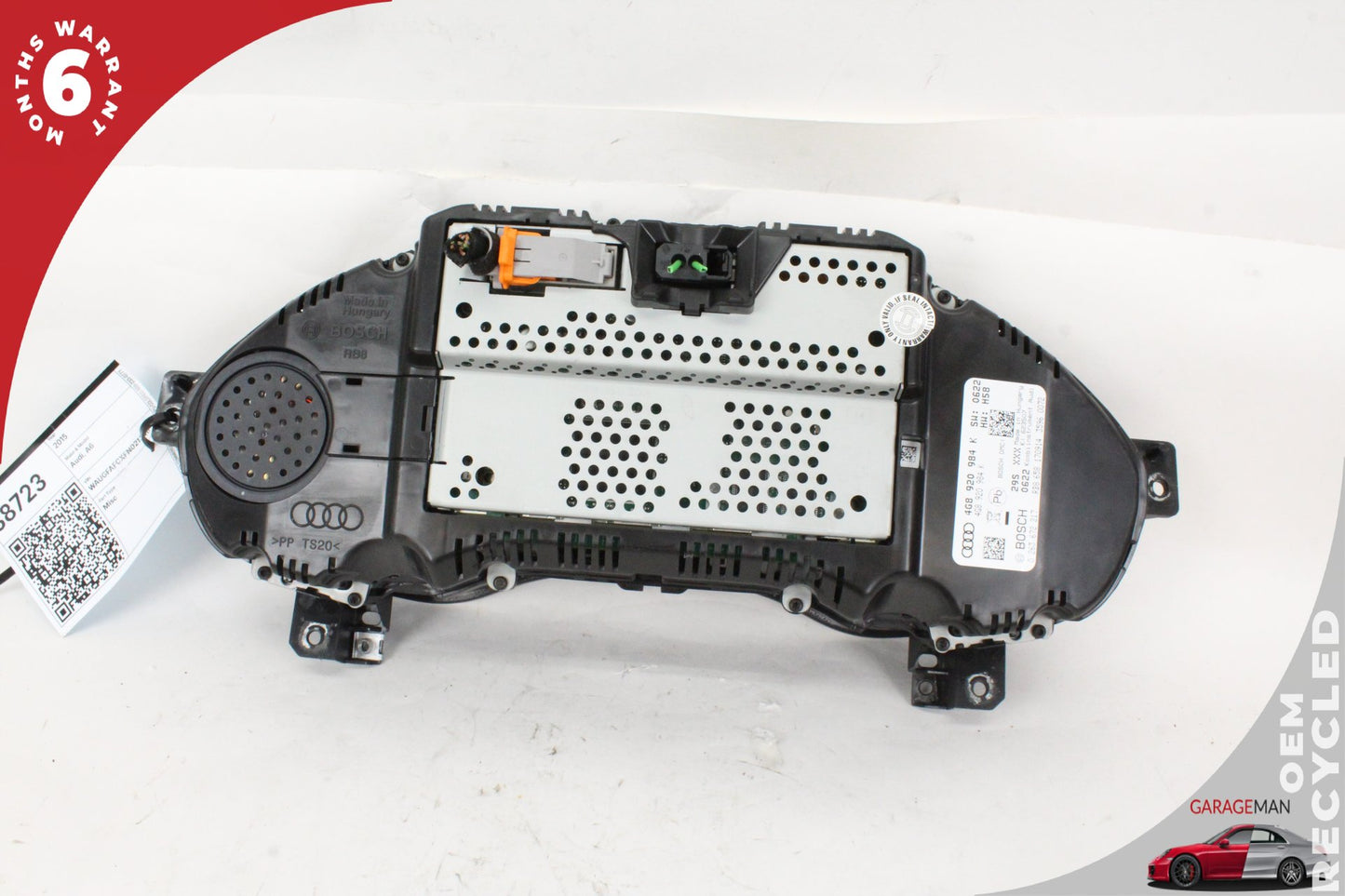 12-18 Audi A6 C7 Sedan Speedometer Instrument Cluster 4G8920984K