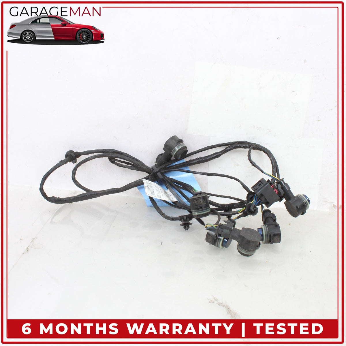 2018-2024 BMW X3 G01 Rear Bumper Parking Sensors (set of 6) w/ Wire Harness OEM