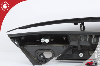 2012-2018 Audi A7 Rear Tailgate Trunk Lid Spoiler Assembly Black 4G8827086D OEM