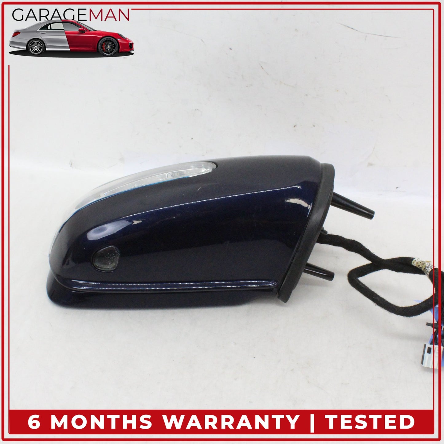 2007-2008 Mercedes X164 GL550 Front Right Side Door Rear View Mirror Blue OEM
