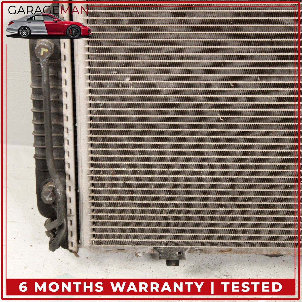 2001-2004 Mercedes R170 SLK320 Engine Cooling Radiator AC A/C Condenser OEM