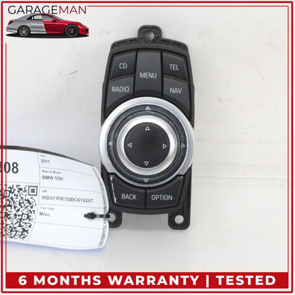 2011-2016 BMW 550i Center Console iDrive Navigation Knob Switch 9206444 OEM