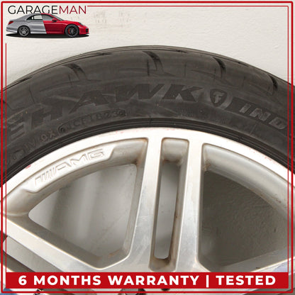 2008-2014 Mercedes W204 Rear Wheel Rim w/ Tire 8.5Jx17H2 ET58 2044014602 OEM