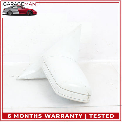 1992-1995 Mercedes W140 S500 Front Right Side Door Rear View Mirror White OEM