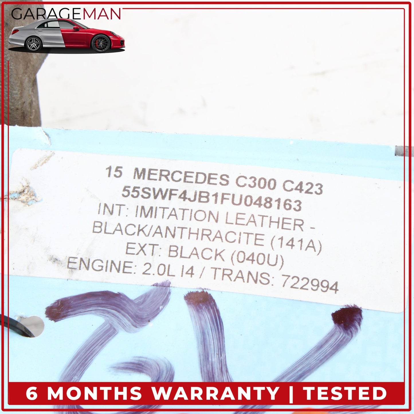 2015-2020 Mercedes W205 C300 Rear Left and Right Brake Caliper w/ Actuator OEM