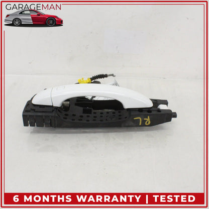 2009-2016 Audi A4 S4 A5 S5 Rear Left Driver Side Exterior Door Handle White OEM
