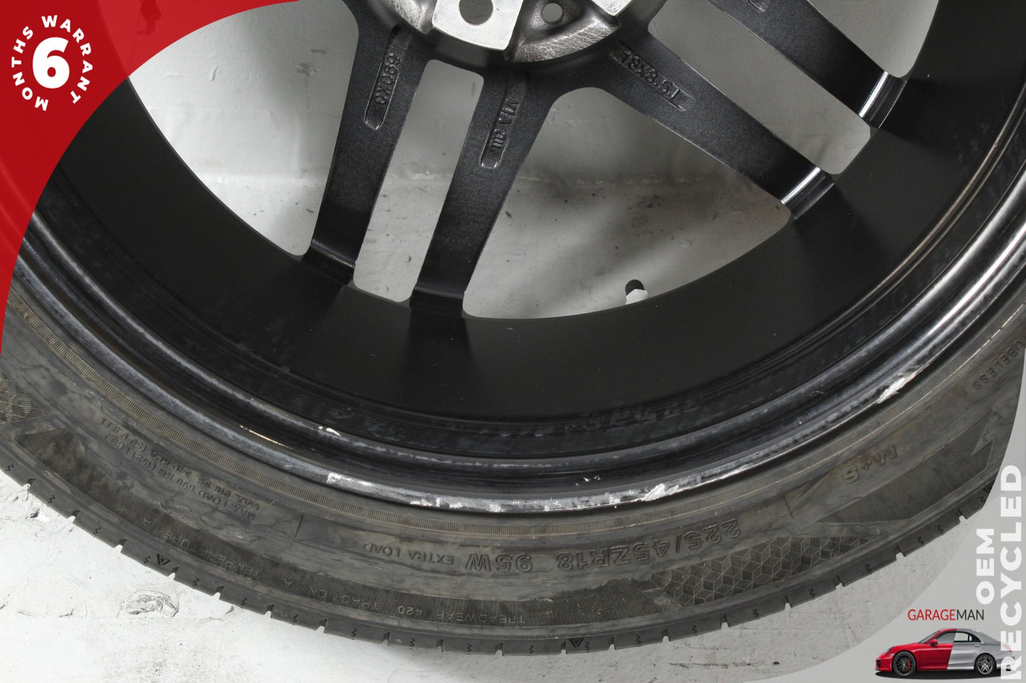 2015-2021 Mercedes-Benz C300 W205 Sedan Wheel Rim 18x9.5J w/ Tire A2124010300