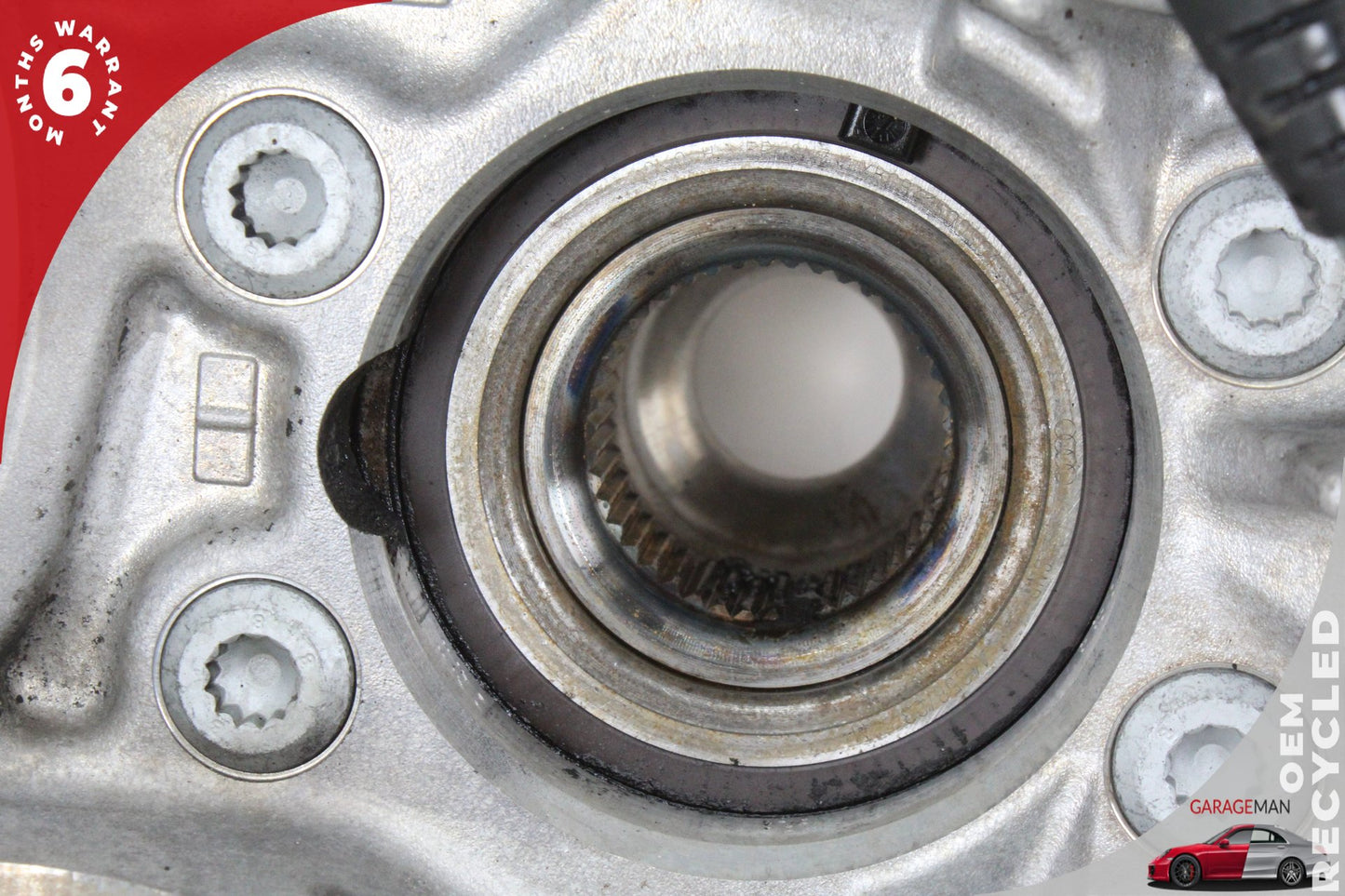 2009-2018 Audi A6 C7 AWD Rear Left Spindle Knuckle Wheel Hub 8K0505435AB OEM