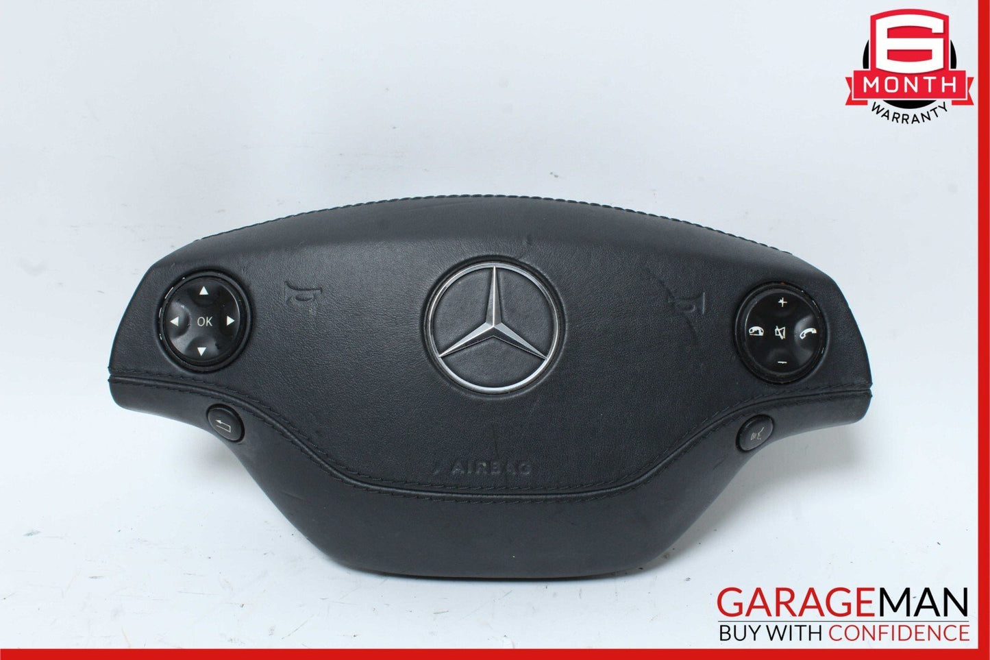 07-10 Mercedes W221 S550 CL550 S450 Steering Wheel Airbag Air Bag Black OEM