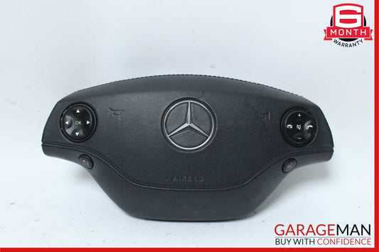 07-10 Mercedes W221 S550 CL550 S450 Steering Wheel Airbag Air Bag Black OEM