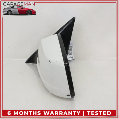 2011-2016 BMW 550i Front Left Driver Side Door Rear View Mirror White OEM