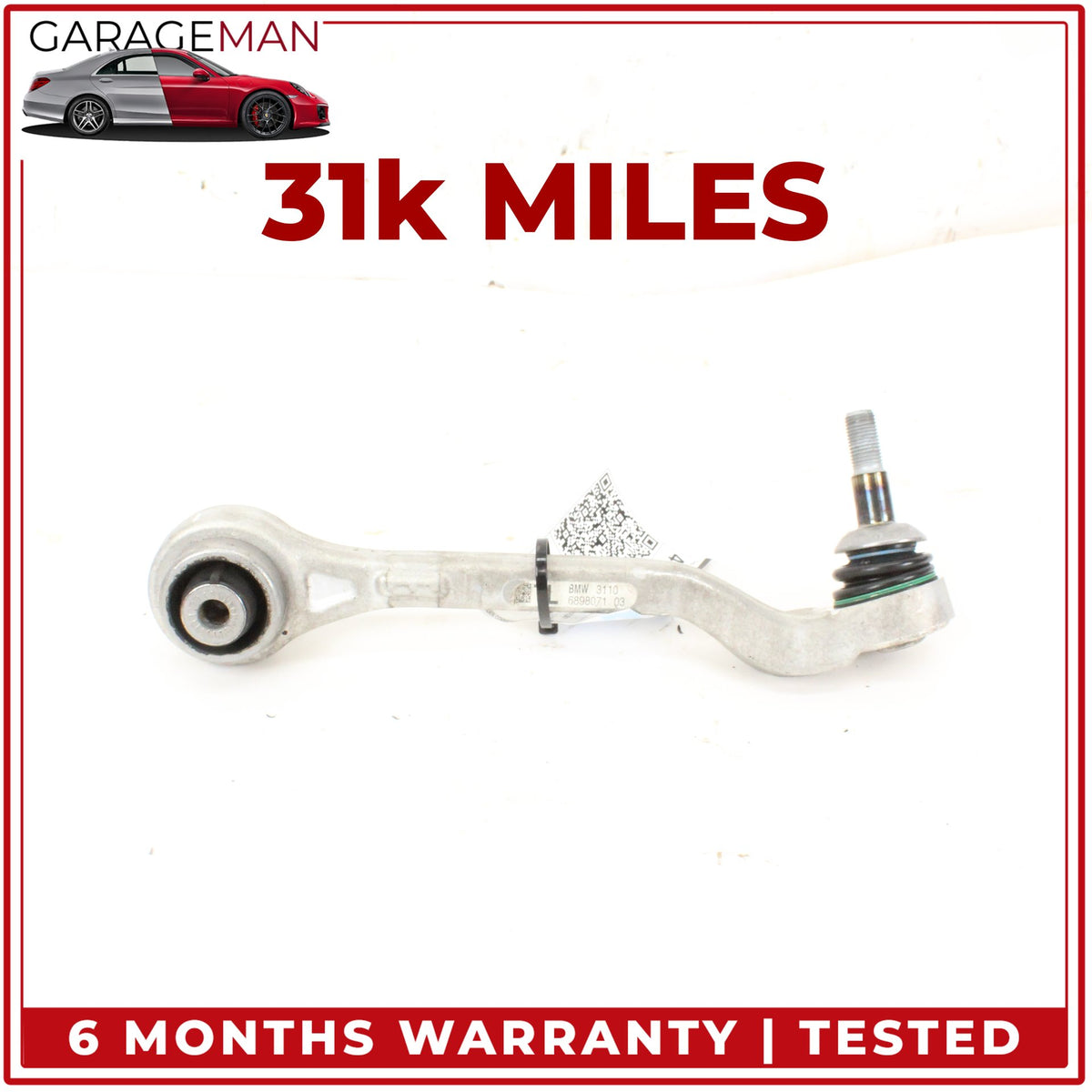 2019-2024 BMW 330i RWD Front Left Side Lower Control Arm 6898071 OEM