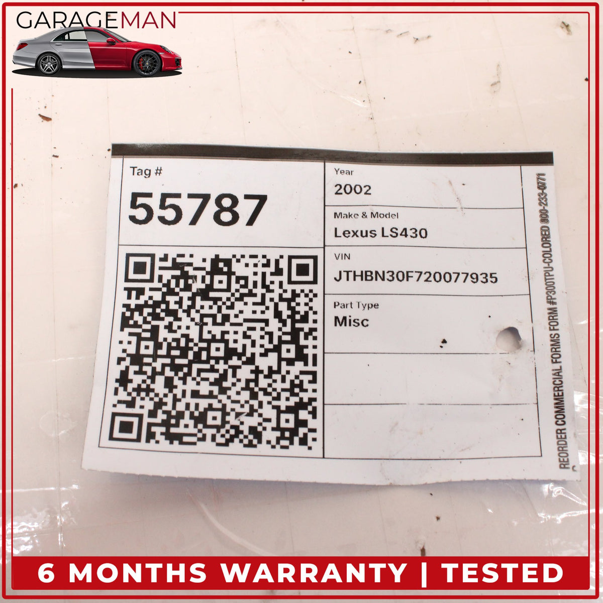 2001-2010 Lexus LS430 GS430 SC430 Left and Right Side Exhaust Downpipe Set OEM