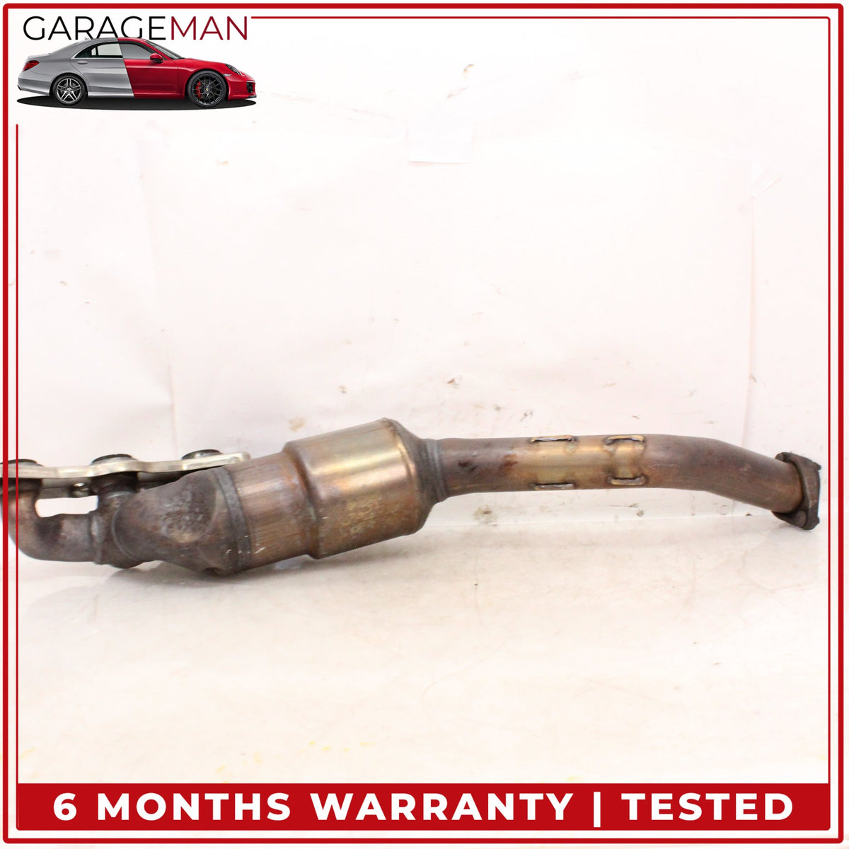 2007-2010 BMW X5 E70 Exhaust Manifold Downpipe Cylinder 1-3 7558769 OEM