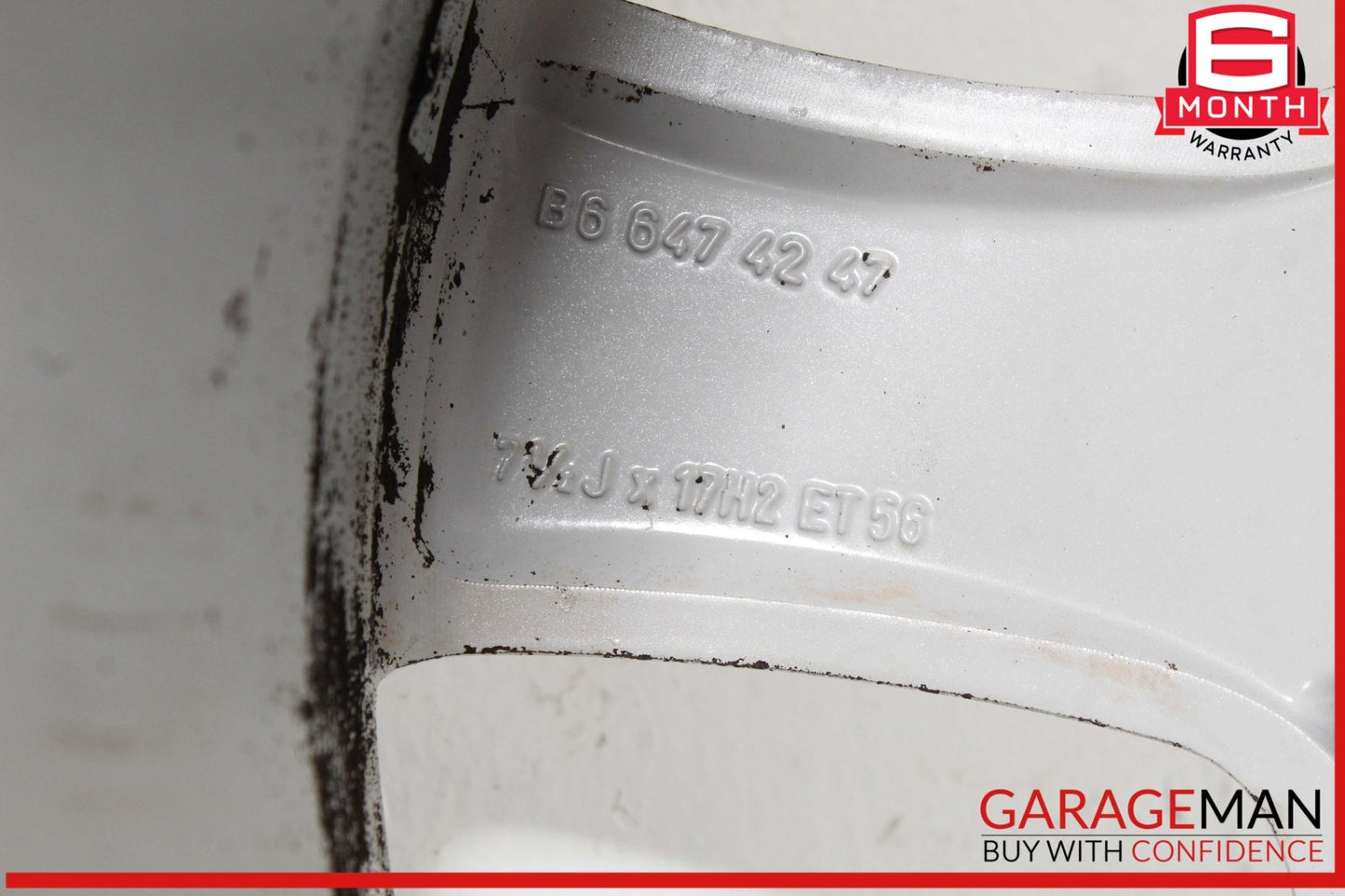 Mercedes W251 R350 ML500 GL450 7.5 X 17" R17 Wheel Rim Silver 2514011002 OEM