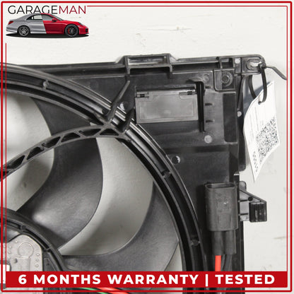 2015-2020 BMW 430i Gran Coupe Engine Radiator Cooling Fan Motor w/ Shroud 7555619 OEM